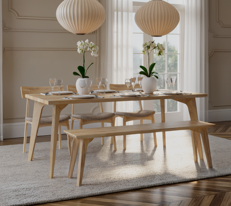 Oak Solid Wood Dining Tables | S10Home