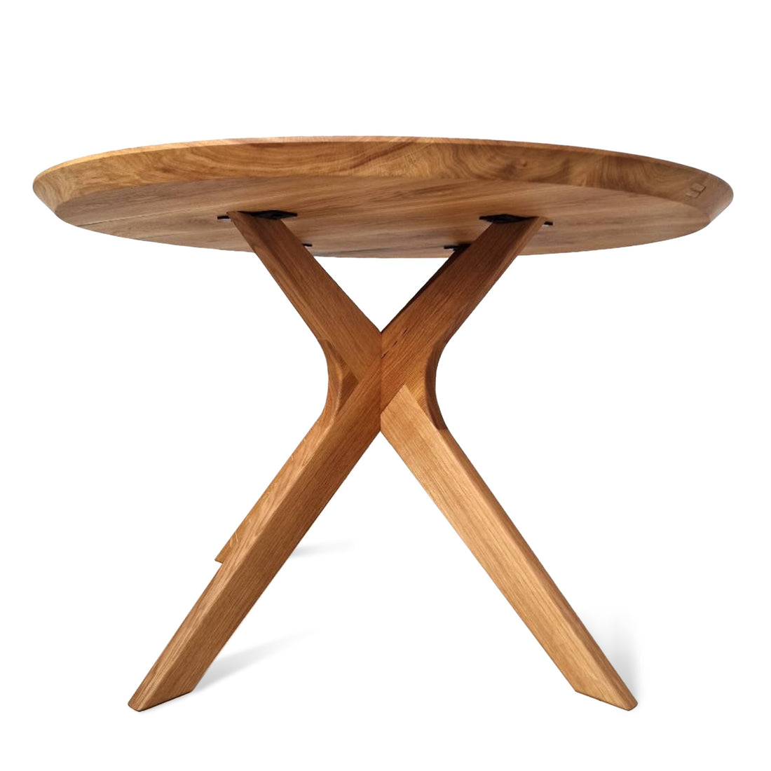 Round Dining Table Extendable in Solid Oak | S10Home