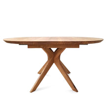 Round Dining Table Extendable in Solid Oak | S10Home