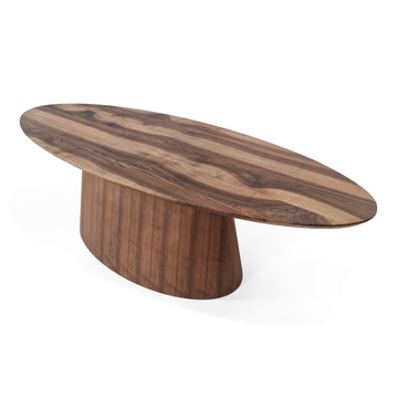 Tommy Oval Walnut Table