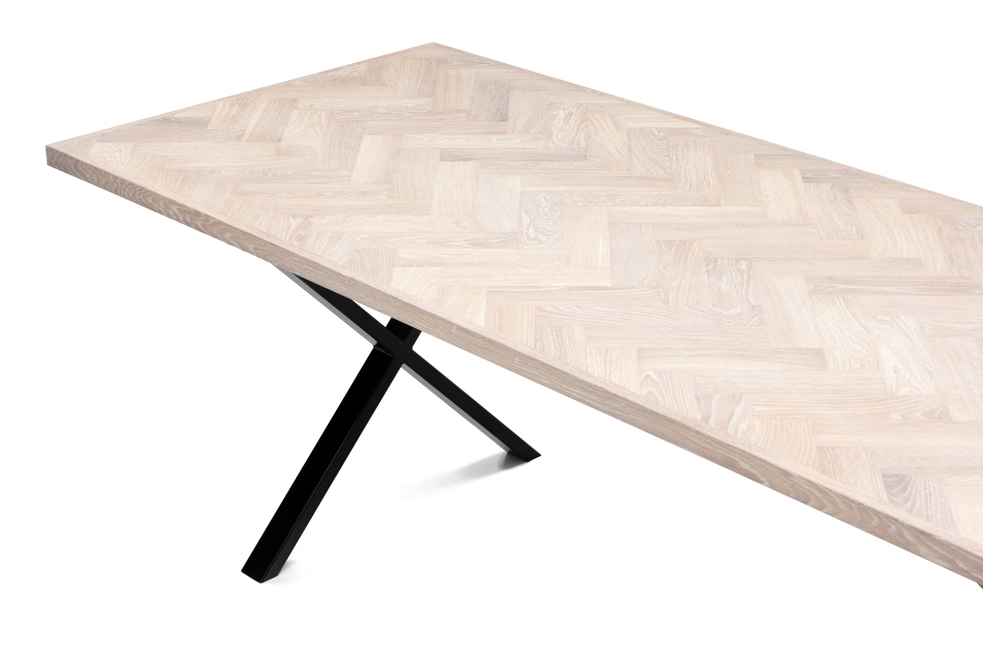 Cotton Herringbone Dining Table Extendable - S10Home