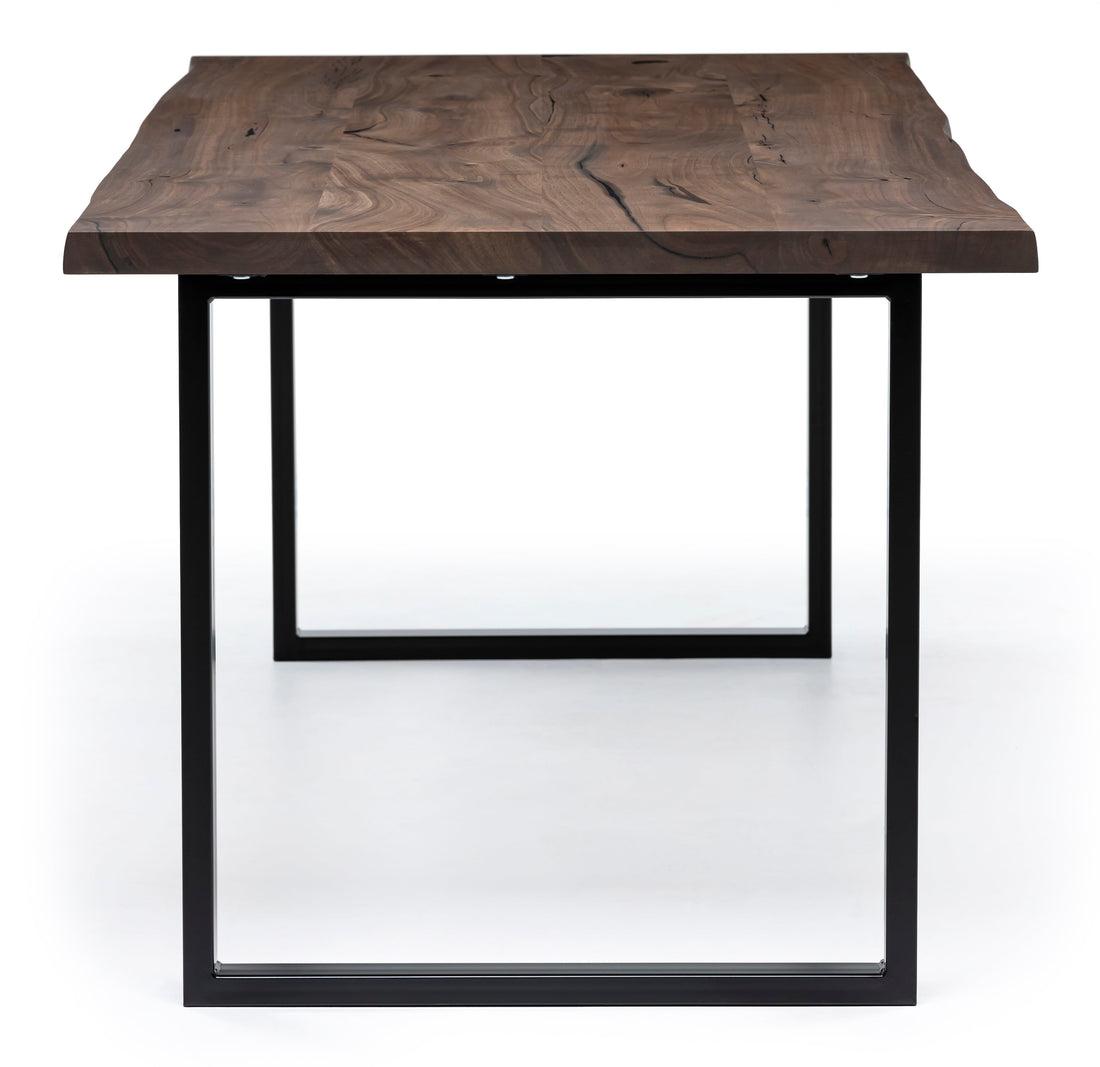 Chocolate Walnut Dining Table Extendable 