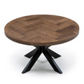Round Herringbone Coffee Table - S10Home