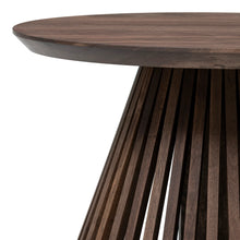 Chocolate Round Oak Coffee Table - S10Home