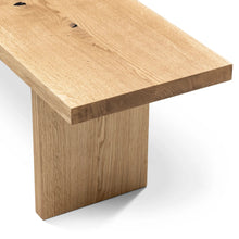 Natural Oak Bench by S10Home