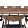 Chocolate Oak Dining Table Extendable - S10Home