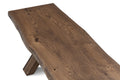 Oak Bench, Chocolate, 2-6 Seater - S10Home