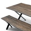 Charcoal Oak Dining Table Extendable - S10Home