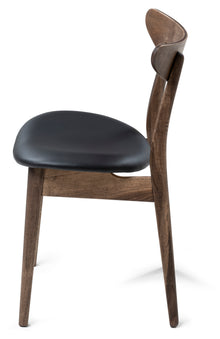 Eva Walnut Dining Chair Leather by S10Home