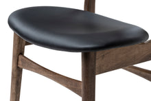 Eva Walnut Dining Chair Leather by S10Home