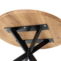 Round Oak Coffee Table, Natural - S10Home