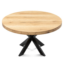 Round Oak Coffee Table, Natural - S10Home