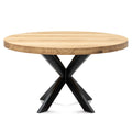 Round Oak Coffee Table, Natural 