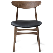 Eva Walnut Dining Chair Leather by S10Home